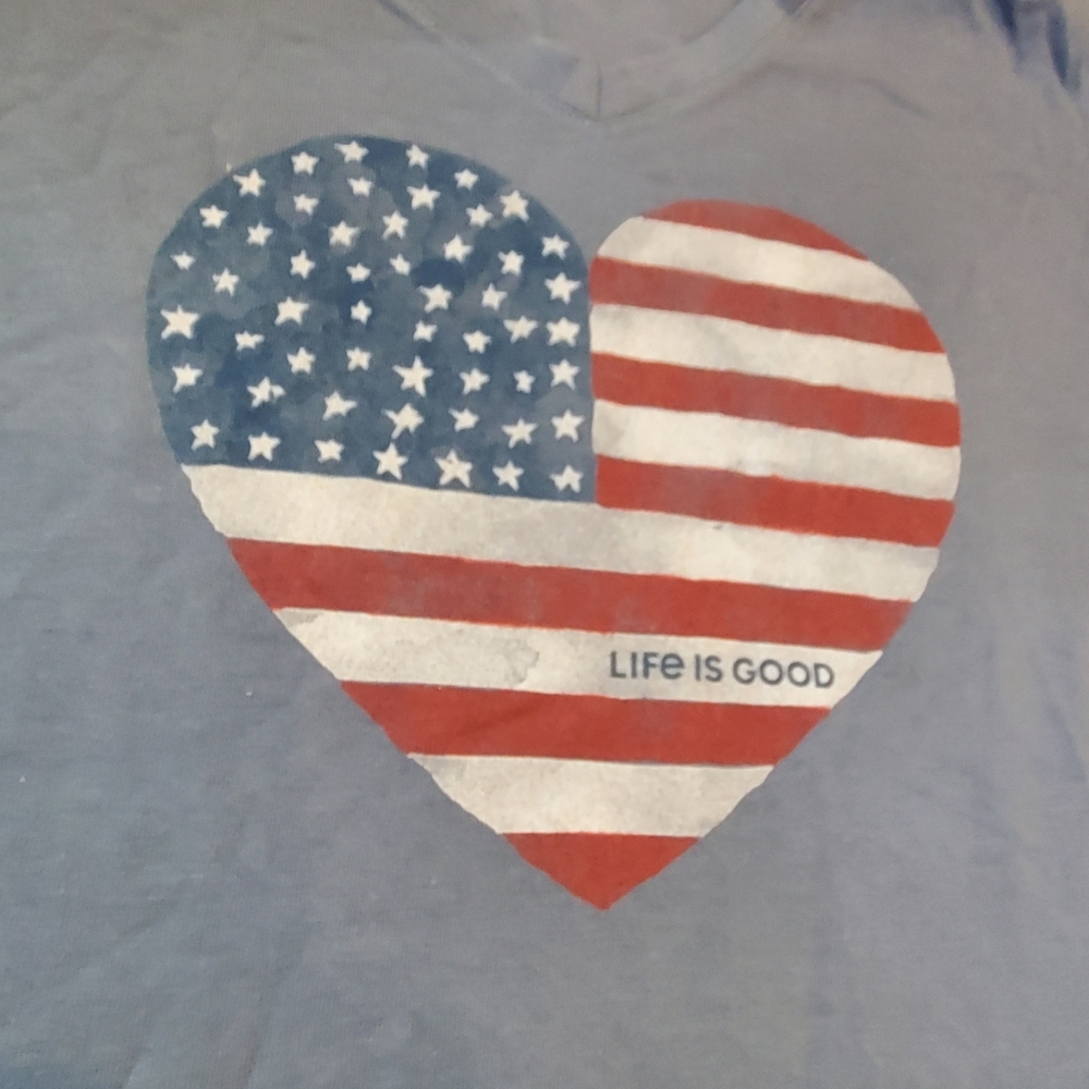 Medium Flag Heart Cotton - Picture 3 of 7